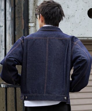 WEGO 【ユニセックス着用ITEM】リジットデニムジャケット デニムインディゴ
