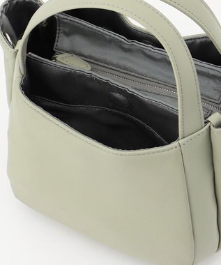 Y'SACCS イタリアンシープ 2wayラウンドトート ライトグリーン