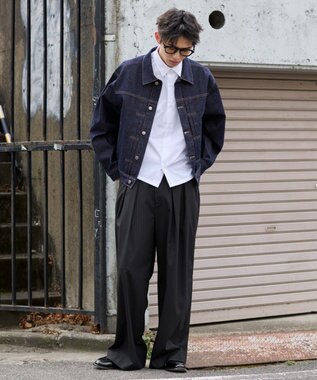 WEGO 【ユニセックス着用ITEM】リジットデニムジャケット デニムインディゴ