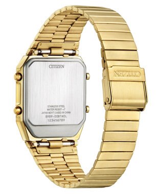 CITIZEN 【レトロなアナデジ限定モデル】Metallic ANA-DIGI TEMP（メタリック アナデジテンプ）JG2101-51H ゴールド