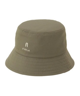 MOONBAT FURLA(フルラ)リバーシブルバケットハット 帽子 無地 UVカット 手洗い可能 オリーブグリーン