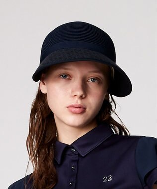 23区GOLF 大人気完売アイテムが今年も登場！【WOMEN】【洗える】ブレード×レース キャップ