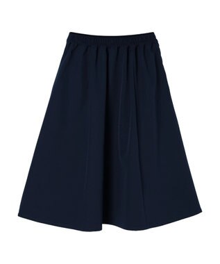 Green Parks 〈選べるきれシル〉フレアミディ丈スカート Dark Navy