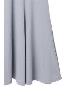 earth music&ecology リブドッキングワンピース Gray