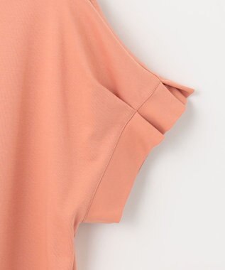 J.PRESS LADIES 【WEB限定カラーあり・接触冷感・UVケア】コンパクトコットンスムース タックスリーブ カットソー ピンク系