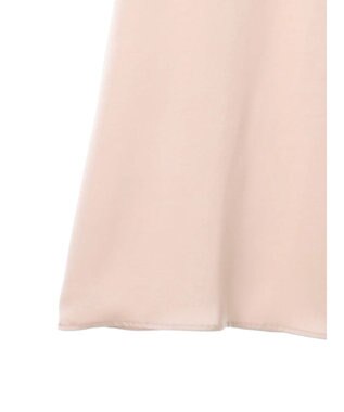 Green Parks AnriettMusee サテンナロースカート Pink Beige