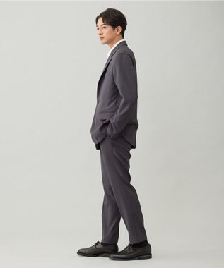 UNFILO MENS 【OCEANS 雑誌・web・YouTube 掲載】WOOL TOUCH 機能美ジャケット【東レ開発のウール見え高機能素材】 チャコール