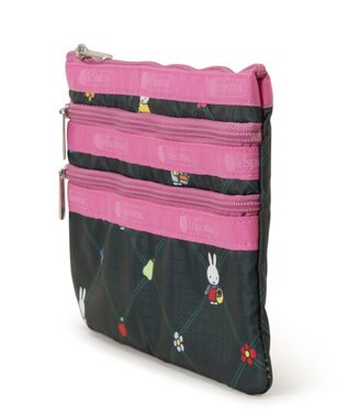 LeSportsac 3ZIP COSMETIC/ミッフィーオーチャードグリーン/ピンク ミッフィーオーチャードグリーン/ピンク