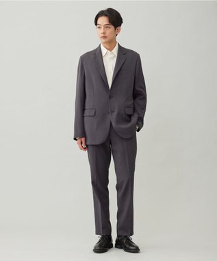 UNFILO MENS 【OCEANS 雑誌・web・YouTube 掲載】WOOL TOUCH 機能美ジャケット【東レ開発のウール見え高機能素材】 チャコール