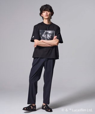 JOSEPH HOMME 【WEB限定】【スター・ウォーズ 】 JOSEPH HOMME スター・ウォーズ / リラックスフォルム クルーネックプリントTシャツ ブラック系2