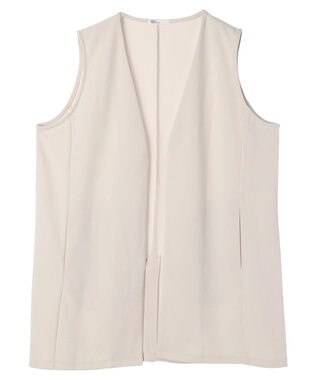 CRAFT STANDARD BOUTIQUE ジョーゼットロングジレ Ivory