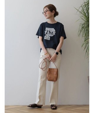 AMERICAN HOLIC アルファベット　ＴＥＥ1 Navy