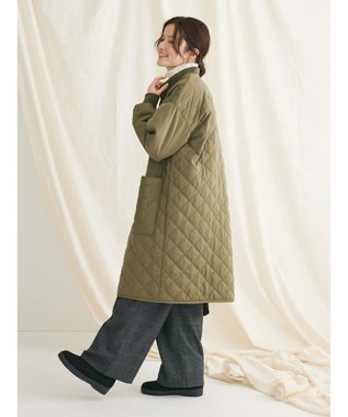 CRAFT STANDARD BOUTIQUE ダイヤキルトロングコート Khaki