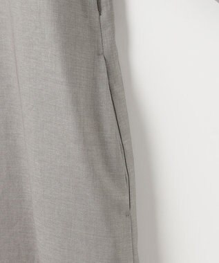 J.PRESS LADIES 【セットアップ対応・洗える・UVケア・速乾】 OXIJEWELストレッチ ワンピース ライトグレー系