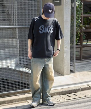 WEGO 【ユニセックス着用ITEM】ワッペンロゴドロストBIG　T（SS） ブラック