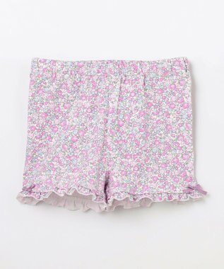 ANY KIDS 一分丈 スパッツ エクリュ系花柄