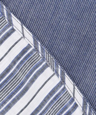 JOSEPH ABBOUD 【25SS・2WAY】リバーシブルシャツ サックスブルー系