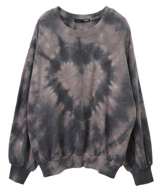 Green Parks ・ＳＵＧＡＲ　ＳＰＯＯＮ　ハートタイダイスウェット Charcoal Gray