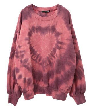 Green Parks ・ＳＵＧＡＲ　ＳＰＯＯＮ　ハートタイダイスウェット Bordeaux