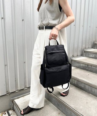 Y'SACCS カーゴポケット　リュックサック　Mサイズ ブラック