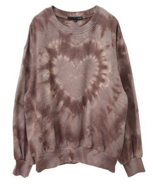 Green Parks ・ＳＵＧＡＲ　ＳＰＯＯＮ　ハートタイダイスウェット Brown