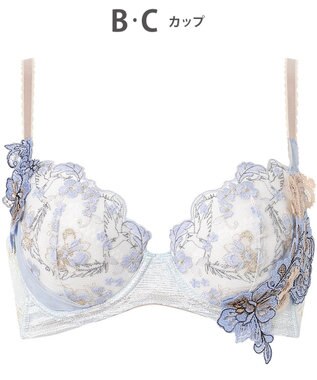  ブラジャー Wing Lesiage 背中の段差をスムージング 脇高設計 バストの脇流れをブロック 【後ろ姿きれいブラ】 ブラ PB4010 ウイング／ワコール