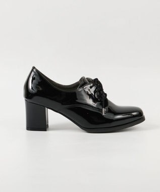 BONTRE 【pied du lapan/ピエドラパン】レースアップヒールシューズ/50750ZI ブラックエナメル