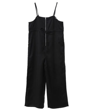 Green Parks ウエストリボンサロペット Black