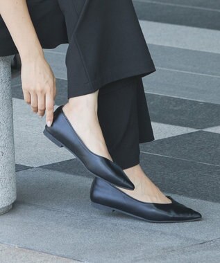 AMERICAN HOLIC 【整履き】ポインテッドトゥパンプス Black