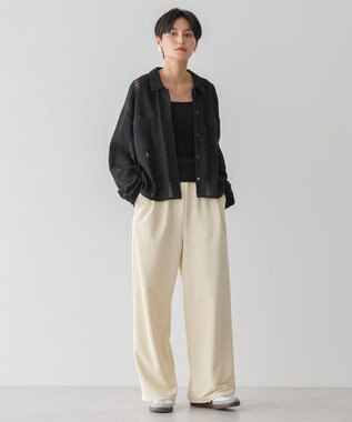 AMERICAN HOLIC Ｗポケットレースシャツ Black