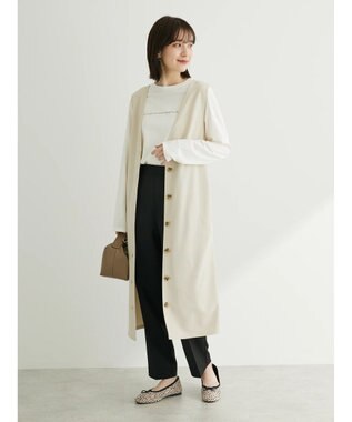 Green Parks ジレにもなる３ＷＡＹジャンパースカート Gray Beige