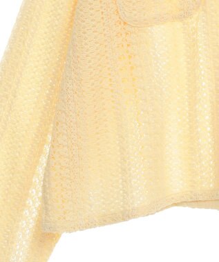 AMERICAN HOLIC Ｗポケットレースシャツ Light Yellow