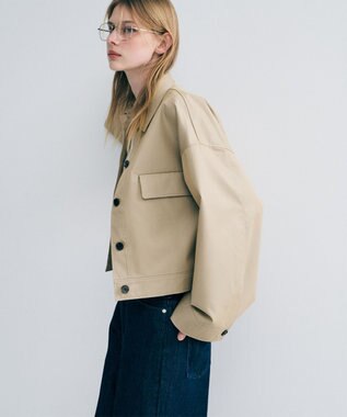 uncrave チノギャバジン ブルゾン ベージュ