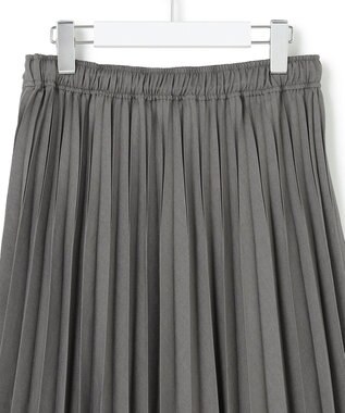 J.PRESS YORK STREET 【WOMEN】ロングプリーツスカート グレー系