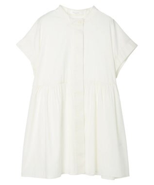 Green Parks 接触冷感　フレンチスリーブチュニック Ecru