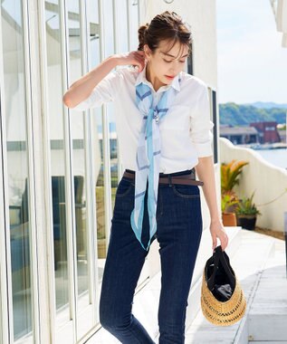 Tiaclasse ロングストール ブルー