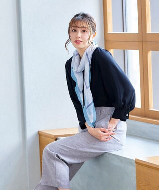 Tiaclasse ロングストール ブルー