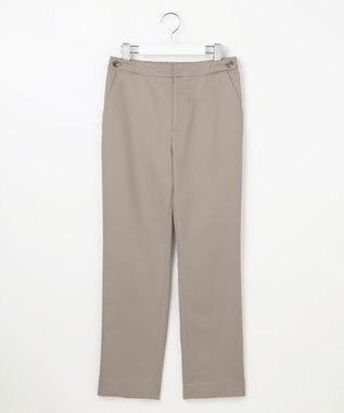 J.PRESS LADIES 【WEB限定カラーあり】TCシャンブレーサテンST テーパード パンツ ブラウン系