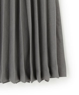 J.PRESS YORK STREET 【WOMEN】ロングプリーツスカート グレー系