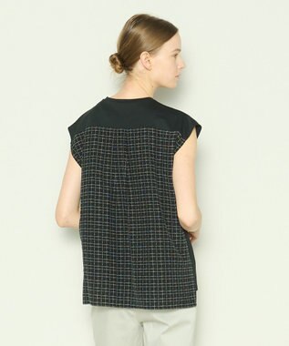 JOSEPH 【洗える】アクロスプリント×ジャージー　カットソー Black