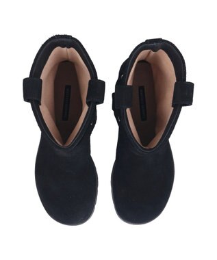 Bridget Birkin 【PARADIS COULEUR】オブリークトウリングエンジニアブーツ ブラックスウェード