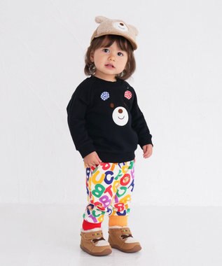 MIKI HOUSE HOT BISCUITS 【44-52cm】 もこくま顔ドン ボアキャップ ベージュ