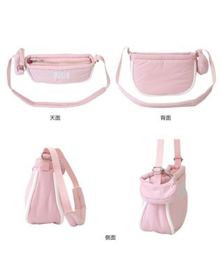 ROOTOTE 3641【ふわふわ軽量】SN.デリ.パファーハーフムーン-A 01：ピンク