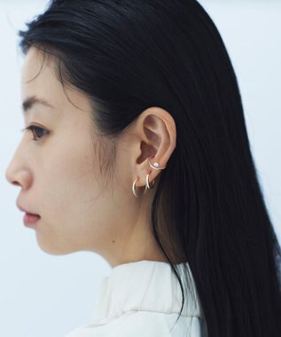 susui 【geometric】en ピアス L_両耳用 ゴールド