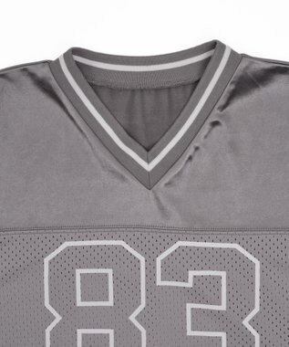 WEGO ゲームナンバリングサテンショートT ライトグレー