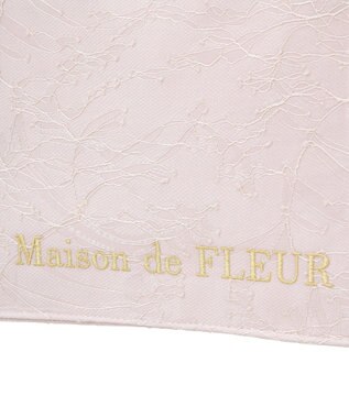 Maison de FLEUR レースフリルハンドルスクエアトートＳバッグ Pink