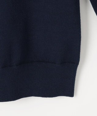 ANY SIS S レース襟 ニット ネイビー