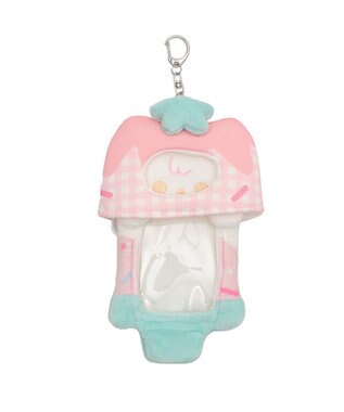 WEGO スイーツアニマルカードホルダーリールキーホルダー