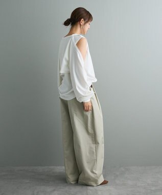 CRAFT STANDARD BOUTIQUE ワイドカーブチノパンツ Light Gray