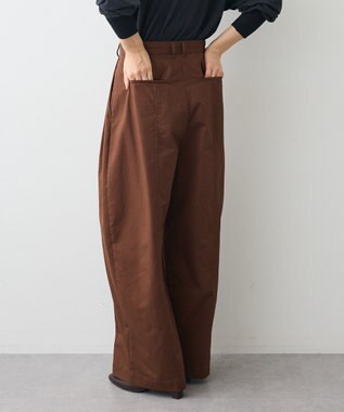 CRAFT STANDARD BOUTIQUE ワイドカーブチノパンツ Brown